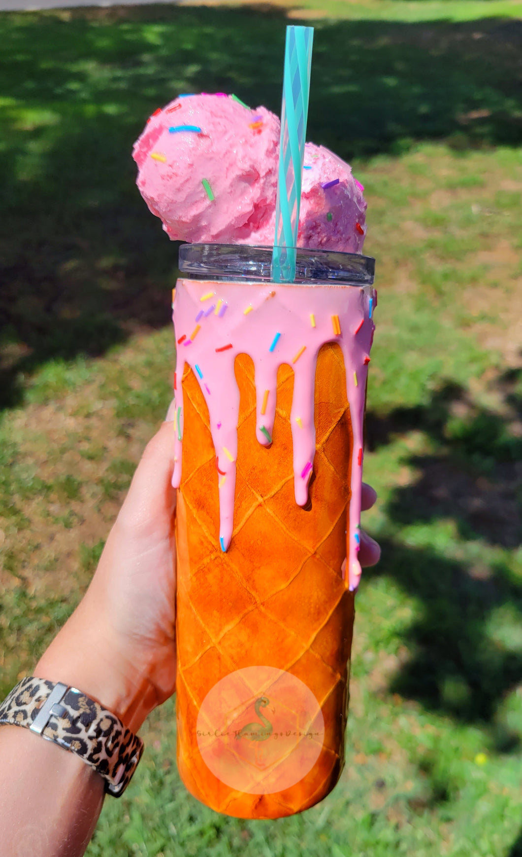 Ice Cream tumbler- 20oz